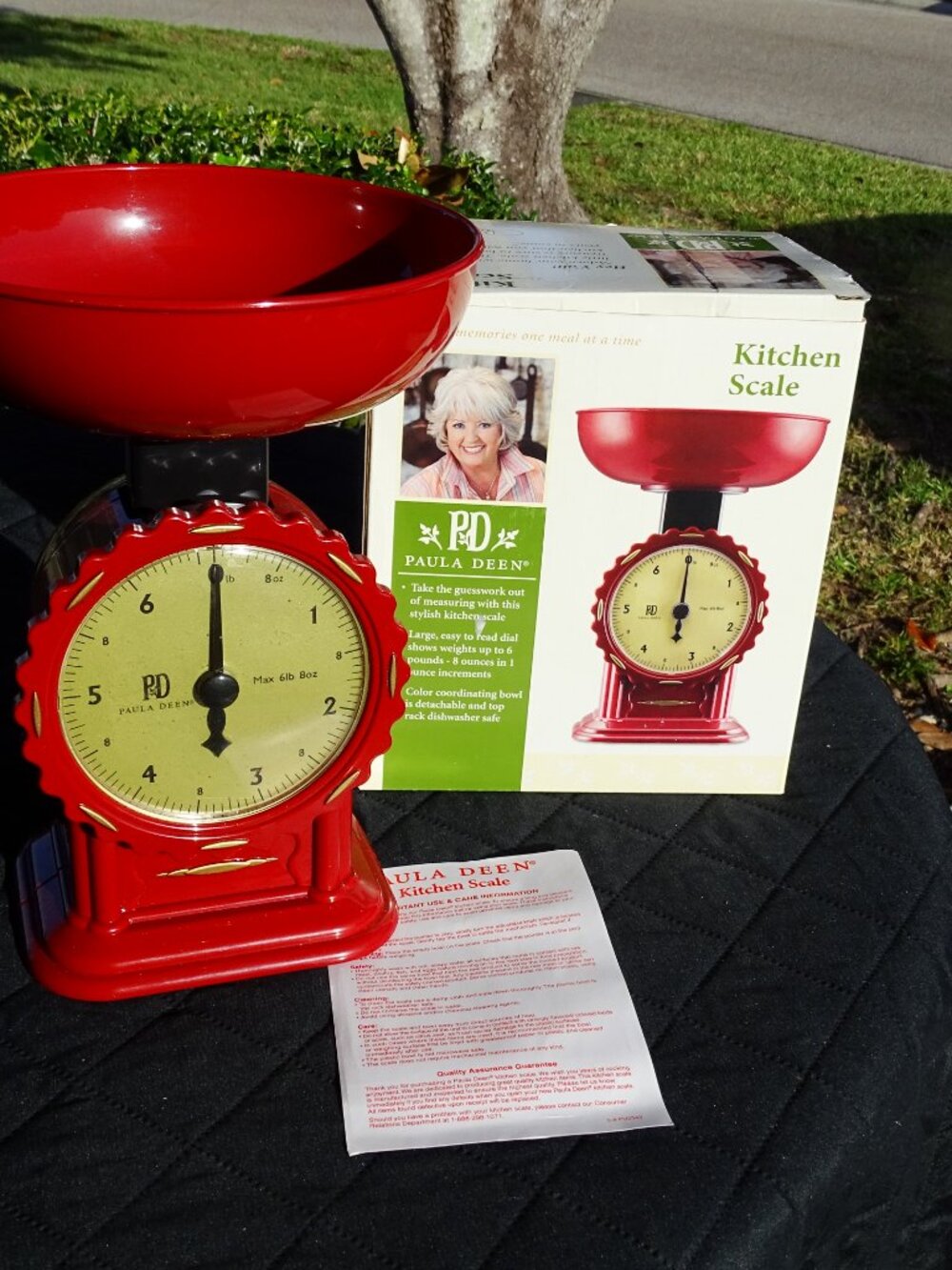 Paula Deen Red Kitchen Scale - Picture 2 of 7